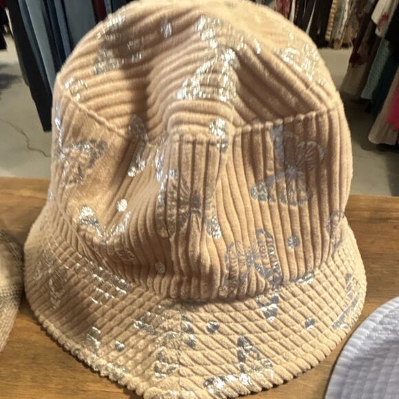 3 Bucket Hat Bundle Blue Beige Brown Plaid Butterfly L/XL - Picture 5 of 14